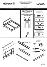 Предварительный просмотр 32 страницы Hülsta Luceta Wardrobe Assembly Instruction Manual