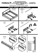 Предварительный просмотр 39 страницы Hülsta Luceta Wardrobe Assembly Instruction Manual