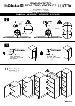 Предварительный просмотр 44 страницы Hülsta Luceta Wardrobe Assembly Instruction Manual