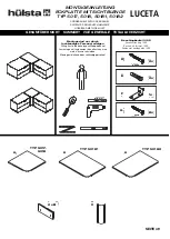 Предварительный просмотр 49 страницы Hülsta Luceta Wardrobe Assembly Instruction Manual