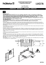 Предварительный просмотр 54 страницы Hülsta Luceta Wardrobe Assembly Instruction Manual