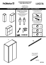 Предварительный просмотр 68 страницы Hülsta Luceta Wardrobe Assembly Instruction Manual