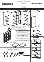 Предварительный просмотр 4 страницы Hülsta MEGA-DESIGN Assembly Instruction Manual