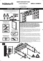 Предварительный просмотр 10 страницы Hülsta MEGA-DESIGN Assembly Instruction Manual