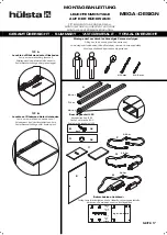 Предварительный просмотр 17 страницы Hülsta MEGA-DESIGN Assembly Instruction Manual