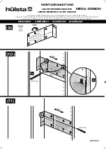 Предварительный просмотр 22 страницы Hülsta MEGA-DESIGN Assembly Instruction Manual