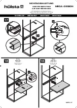 Предварительный просмотр 27 страницы Hülsta MEGA-DESIGN Assembly Instruction Manual