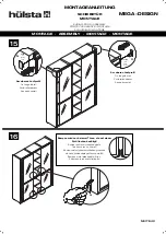 Предварительный просмотр 42 страницы Hülsta MEGA-DESIGN Assembly Instruction Manual