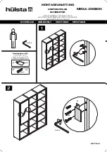 Предварительный просмотр 44 страницы Hülsta MEGA-DESIGN Assembly Instruction Manual