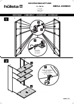 Предварительный просмотр 59 страницы Hülsta MEGA-DESIGN Assembly Instruction Manual