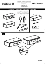 Предварительный просмотр 66 страницы Hülsta MEGA-DESIGN Assembly Instruction Manual