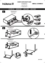 Предварительный просмотр 68 страницы Hülsta MEGA-DESIGN Assembly Instruction Manual