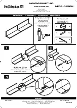 Предварительный просмотр 79 страницы Hülsta MEGA-DESIGN Assembly Instruction Manual