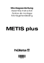 Предварительный просмотр 1 страницы Hülsta METIS plus Assembly Instruction Manual