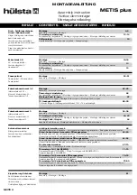 Предварительный просмотр 2 страницы Hülsta METIS plus Assembly Instruction Manual