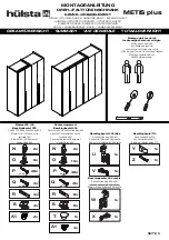 Предварительный просмотр 5 страницы Hülsta METIS plus Assembly Instruction Manual