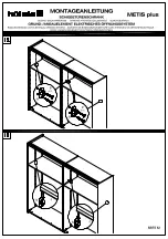 Предварительный просмотр 62 страницы Hülsta METIS plus Assembly Instruction Manual