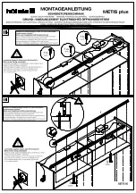 Предварительный просмотр 66 страницы Hülsta METIS plus Assembly Instruction Manual