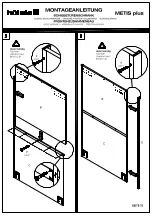 Предварительный просмотр 70 страницы Hülsta METIS plus Assembly Instruction Manual