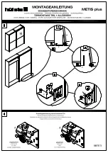 Предварительный просмотр 73 страницы Hülsta METIS plus Assembly Instruction Manual