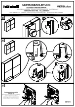 Предварительный просмотр 74 страницы Hülsta METIS plus Assembly Instruction Manual