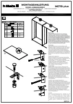 Предварительный просмотр 81 страницы Hülsta METIS plus Assembly Instruction Manual