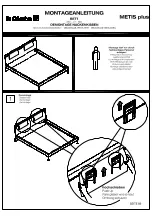 Предварительный просмотр 89 страницы Hülsta METIS plus Assembly Instruction Manual