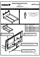 Предварительный просмотр 91 страницы Hülsta METIS plus Assembly Instruction Manual