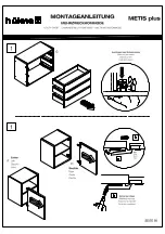 Предварительный просмотр 98 страницы Hülsta METIS plus Assembly Instruction Manual