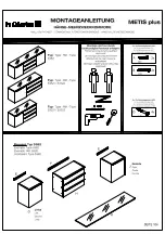 Предварительный просмотр 104 страницы Hülsta METIS plus Assembly Instruction Manual