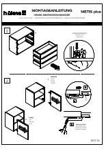 Предварительный просмотр 106 страницы Hülsta METIS plus Assembly Instruction Manual