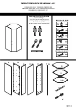 Предварительный просмотр 3 страницы Hülsta MULTI-FORMA II Corner wardrobe Assembly Instruction Manual