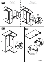 Предварительный просмотр 11 страницы Hülsta MULTI-FORMA II Corner wardrobe Assembly Instruction Manual