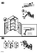 Предварительный просмотр 14 страницы Hülsta MULTI-FORMA II Corner wardrobe Assembly Instruction Manual