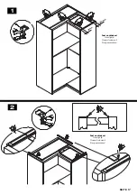 Предварительный просмотр 17 страницы Hülsta MULTI-FORMA II Corner wardrobe Assembly Instruction Manual