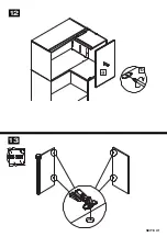 Предварительный просмотр 21 страницы Hülsta MULTI-FORMA II Corner wardrobe Assembly Instruction Manual