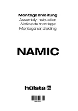 Hülsta Namic Assembly Instructions Manual preview