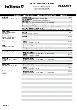 Предварительный просмотр 2 страницы Hülsta Namic Assembly Instructions Manual