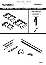 Предварительный просмотр 17 страницы Hülsta Namic Assembly Instructions Manual