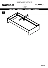 Предварительный просмотр 19 страницы Hülsta Namic Assembly Instructions Manual