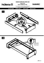 Предварительный просмотр 21 страницы Hülsta Namic Assembly Instructions Manual