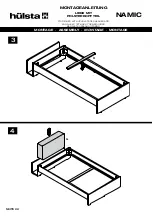 Предварительный просмотр 22 страницы Hülsta Namic Assembly Instructions Manual