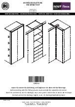 Предварительный просмотр 1 страницы Hülsta now! flexx PASSEPARTOUT Assembly Instruction Manual