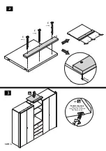 Предварительный просмотр 6 страницы Hülsta now! flexx PASSEPARTOUT Assembly Instruction Manual