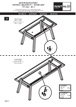 Предварительный просмотр 6 страницы Hülsta now! no.10 Dining Table 2600 Assembly Instruction Manual