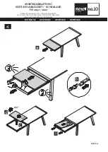 Предварительный просмотр 11 страницы Hülsta now! no.10 Dining Table 2600 Assembly Instruction Manual