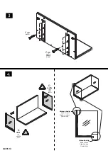 Предварительный просмотр 10 страницы Hülsta now! no.14 Coffee Table 3612 Assembly Instruction Manual