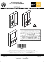 Предварительный просмотр 1 страницы Hülsta now! time Push to Open Drawer Assembly Instruction Manual