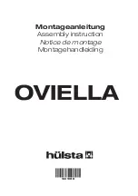 Hülsta OVIELLA Assembly Instruction Manual предпросмотр