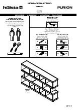 Предварительный просмотр 31 страницы Hülsta PURION Assembly Instruction Manual